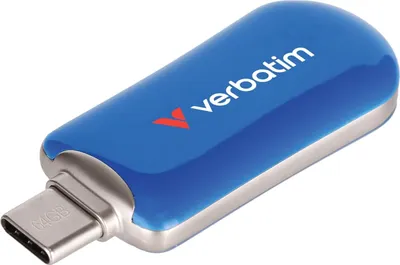 Produktbild von Verbatim Plectra Blue 64GB USB-C Flash Drive 30232