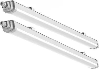 Produktbild von 2er Set LED Wannenlampe, 6500K kaltweiß, 2160 Lumen, L 60 cm