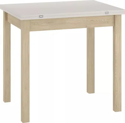 Obrázok produktu pre Rozkladací jedálenský stôl 80(160)x80 HELMUT - kašmír / dub cremona