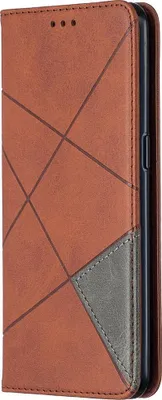 Produktbild von Mobigear Rhombus Slim  OPPO Reno 4 Hülle Klapphülle - Braun