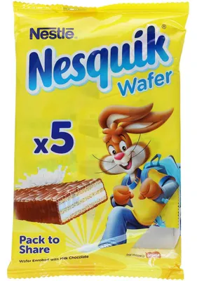 Produktbild von Nesquik Wafer Milk 5x19g