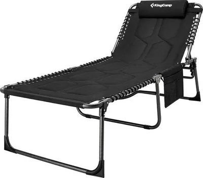 Image de Transat Famanu, inclinable en 4 positions, grande taille, pliable, avec coussin