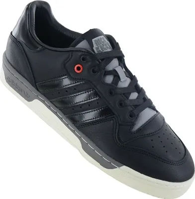 Image de Adidas Originals Rivalry Low Nice Kicks - Baskets pour hommes, couleur noire, modèle IH2598, taille européenne 40, taille britannique 6.5