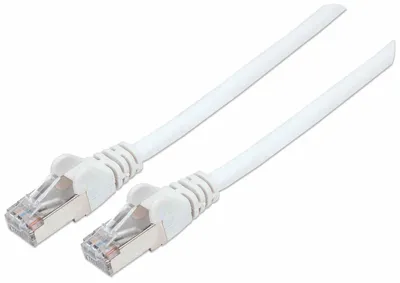 Produktbild von INTELLINET Patchkabel Cat6a-Stecker/Cat7-Rohkabel 0,25m weiß