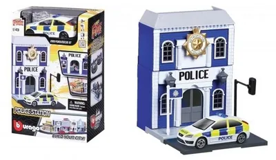 Immagine prodotto di Città Bburago 1:43 stazione di polizia