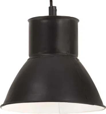 Obrázok produktu pre vidaXL Závesná lampa 25 W čierna okrúhla 17 cm E27