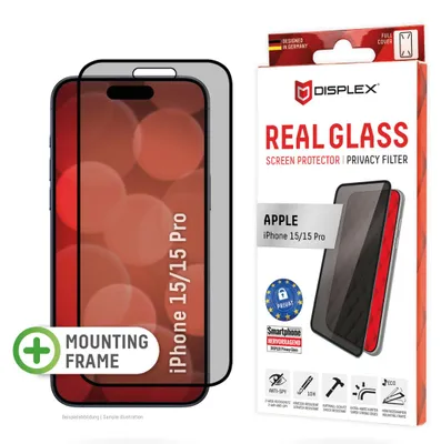 Image de Film de protection anti-espion DISPLEX pour iPhone 15 15 Pro