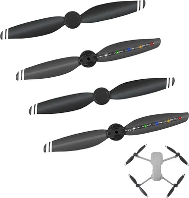 Image de ZHITING Hélice de drone pour Mavic Air 2, LED de couleur, lot de 2