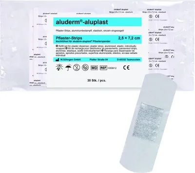 Produktbild von Söhngen aluderm¨-aluplast Nachfüllset für Pflasterspender (7,2 x 2,5 cm)
