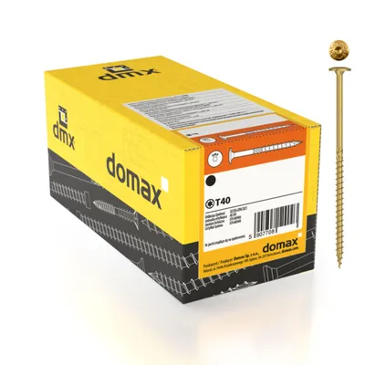 Produktbild von Tellerkopfschrauben 6,0x70 Konstruktionsschrauben Holzschrauben Set 100 Stück