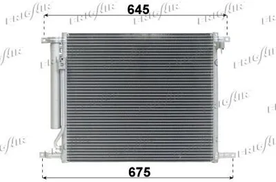 Produktbild von FRIGAIR 0831.3016 Kondensator Klimaanlage Klimakondensator für CHEVROLET Aveo / Kalos Schrägheck (T250, T255)