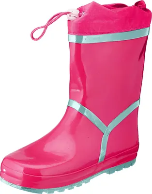 Produktbild von Playshoes Mädchen Gummistiefel Regenstiefel Matschstiefel gefüttert Pink , Größe:22