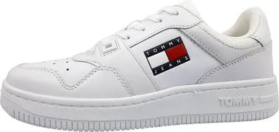 Produktbild von Tommy Hilfiger Damenschuhe Schnürschuhe Sportive Sneaker Weiß Freizeit, Schuhgröße:41 EU