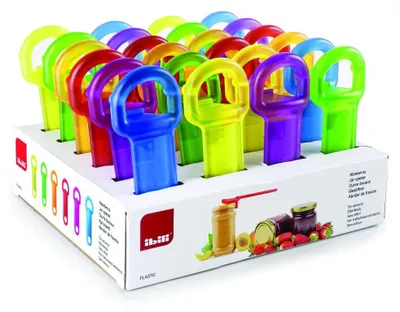 Glasöffner aus Kunststoff, mehrfarbig, Einheitsgröße