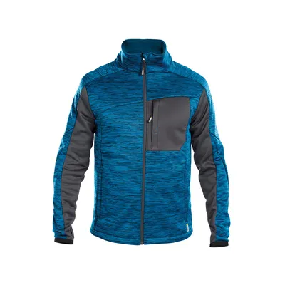 Produktbild von Dassy Fleecejacke Convex 300447 PES38 Gr. L-STANDARD azurblau/anthrazitgrau