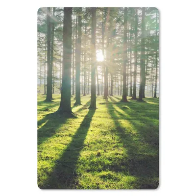 Produktbild von MuchoWow® Mauspad Mousepad Bäume - Natur - Wald 18x27 cm - Mousepads - Maus Mat - Pad - Mausunterlage