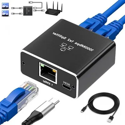 Produktbild von Netzwerk Switch 10 Anschlüsse - 8 x 2,5 & 2 x 10G - Internet-Splitter - Ethernet - für Internetkabel