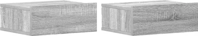 Obrázok produktu pre vidaXL Závesné nočné stolíky 2 ks. Sivá Sonoma 40x30x15 cm