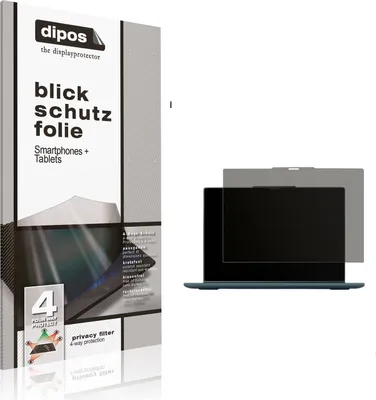 Produktbild von Blickschutzfolie für Lenovo Yoga 7i 2-in-1 Gen 9 - 16 83DLCTO1WWDE1 matt Schutzfolie Folie Display Schutz dipos