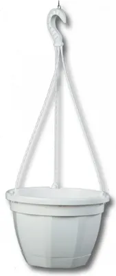 Obrázek produktu pro Nohel Garden Květník OCTO závěsný s podmiskou plastový d25x17cm