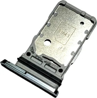 Produktbild von Dual Simkartenhalter für Samsung Galaxy S21+ 5G (SM-G996B, SM-G996B/DS), Original Ersatzteil, Silberfarben