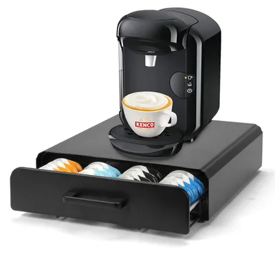 Kaffeekapsel-Schublade für Tassimo, 64 Pods, Metall