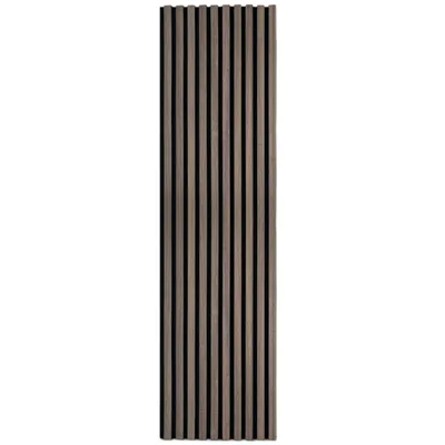 Obrázok produktu pre Akustické panely LP Projekt | farba: tmavohnedý dub | nástenné panely v rôznych formátoch | dekorácie do obývačky | drevené dekorácie na stenu | akustické panely na stenu | lamelové steny (150x40cm - 1ks)