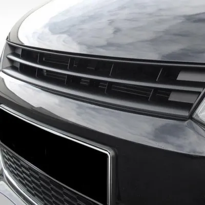 Kühlergrill Sportgrill Front Grill Stoßstange Schwarz für VW Polo 6R ab 2009 – Produktansicht