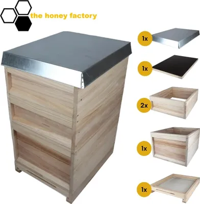 Produktbild von ZaDant Bienenbeute SET Paulownia Holz "DIE ANGEPASSTE" Bausatz Beute Imkerei