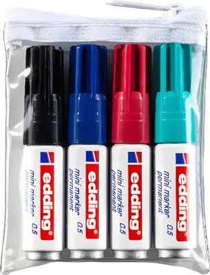 Immagine prodotto di edding 0,5 Mini pennarello permanente assortito (set di 4)