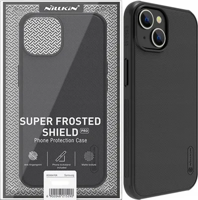 Produktbild von Nillkin Ledertasche Hülle Case für Iphone 14+ Schwarz