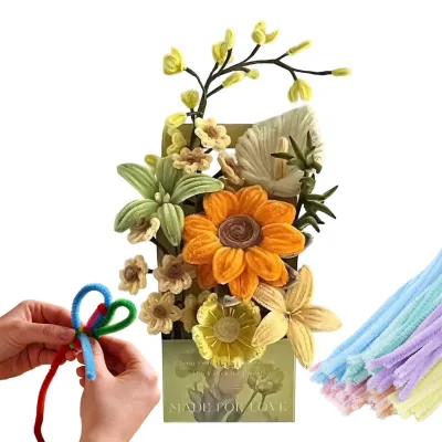 Immagine prodotto di Kit creativo per realizzare fiori con tubi di plastica (fai da te)