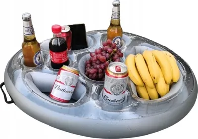 Zdjęcie produktu dla Nadmuchiwany Stolik Do Jacuzzi Basenu Barek Szary