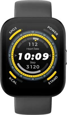 Produktbild von Amazfit Bip 5 Smartwatch schwarz mit GPS-Modul, Musikwiedergabe & Wasserschutz