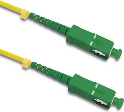 Produktbild von Qoltec SC/APC Glasfaser-Patchkabel - SC/APC | Singlemode | 9/125 | G652D | Simplex | 5 m