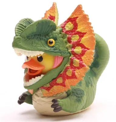 Produktbild von Badeente Jurassic Park Dilophosaurus Mini TUBBZ Vinyl 5 cm