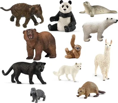 Obrázok produktu pre Schleich - Figúrky zvierat - divoké zvieratá sveta 11-dielna sada figúrok zvierat