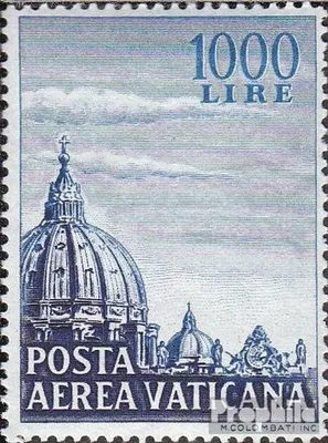 Produktbild von Briefmarken Vatikanstadt 1953 Mi 206 postfrisch Flugpost