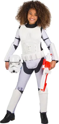 Produktbild von Original Star Wars Stormtrooper Kinderkostüm für Mädchen Größe: M