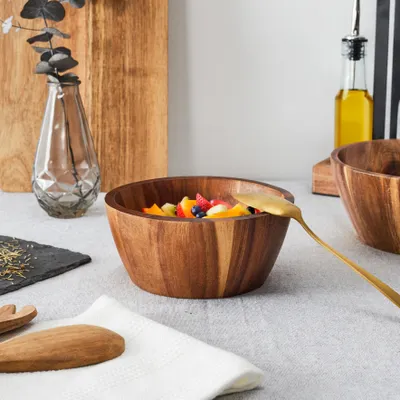 Image de Saladier - HOME DECO FACTORY - Marron - 16 cm