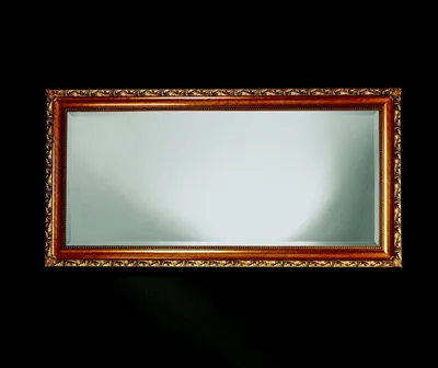 Produktbild von Spiegel Echtholz Handgemachte Holzrahmen Wandspiegel Holz Rahmen 181x91 Barock