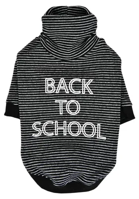 Produktbild von Puppia Back to School T-Shirt für Hunde, 700 g, Schwarz