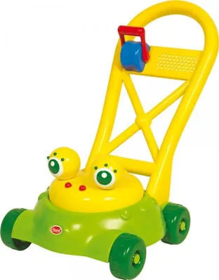 Produktbild von GOWI Kinder Rasenmäher Frosch mit Rasensprengerfunktion ca. 50x31x50 cm