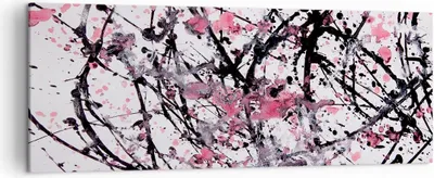 Produktbild von Bild auf Leinwand - Leinwandbild - Abstraktion modern - 140x50cm - Wand Bild - Wanddeko - Leinwanddruck - Bilder - Kunstdruck - Wanddekoration - Leinwand bilder - Wandkunst - AB140x50-3891