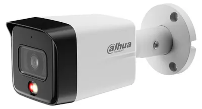 Imagen del producto de Cámara IP Dahua, tipo bala, 6MP, lente de 2.8mm, con iluminación dual, audio y protección IP67. Modelo: IPC-HFW1639TCP-A-IL-0280B-S6-QH