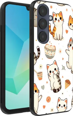 Obrázek produktu pro Smartphonica Pouzdro na telefon vhodné pro Samsung Galaxy A16 s potiskem kočky - TPU zadní kryt pouzdro kočka design
