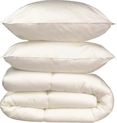 Obrázok produktu pre Sada posteľnej bielizne z mikrovlákna, 220 x 240 cm, 2 vankúše 60 x 60 cm, teplá prikrývka, biela, 400 g/m², vyrobené vo Francúzsku