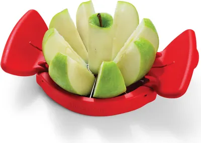 Obrázok produktu pre DREAMFARM | Strievač jabliek, FLAPPLE, červený, 12,6 cm