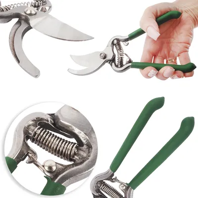 Produktbild von BAUSTER® Gartenschere Blumenschere Rosenschere Gartenschere Holzgriff Profi , Perfekt für jeden Gärtner, kleine Gartengeräte