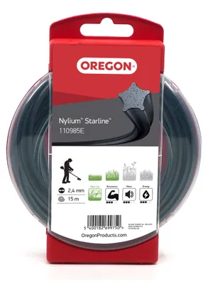 Produktbild von Oregon Sternförmiger Nylon Mähfaden 2,4mm, 2,4 mm x 15 m (110985E)